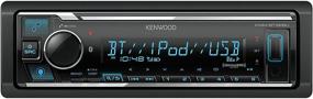 img 4 attached to 🚗 KENWOOD KMM-BT328U Автомобильный стерео с Bluetooth, USB-портом, AM/FM-радио, MP3-плеером, Multi Color LCD, Съемной панелью, Amazon Alexa встроенной, совместим с тюнером SiriusXM.