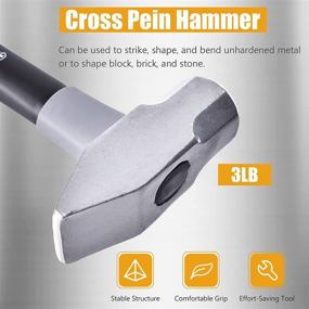 img 1 attached to 🔨 Enhance Your Garage with the Golflame Piece Hammer Blacksmith Garage Tool