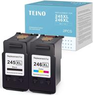 teino remanufactured ink cartridge replacement for canon 245xl 246xl pg-245xl cl-246xl pg-243 - compatible with canon pixma mg2520 mg2920 mg2922 mg2420 mg2522 ts3120 mg3022 mx490 mx492 (1 black, 1 tri-color) логотип