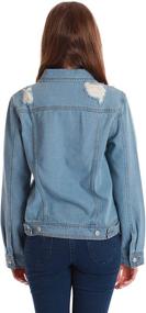 img 1 attached to Just Love Denim Jackets 6879 LTDEN M Women's Clothing