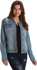 img 3 attached to Just Love Denim Jackets 6879 LTDEN M Women's Clothing