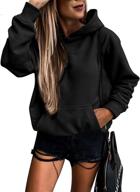 comfortably stylish: shewin women's 👗 casual hoodies for effortless and cozy fashion logo