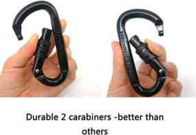 img 1 attached to 🔒 High-Strength 30kN Swing Swivel Set with Locking Carabiner – Perfect Rotational Device for Aerial Yoga Hammock – Includes 2 Screwgate Lock Clips