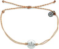 stylish pura vida silver or gold wander bracelet - 100% waterproof & adjustable band with brand charm logo