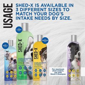 img 1 attached to 🐶 Shed-X Liquid Supplement for Dogs – Natural Solution to Reduce Excessive Shedding – Daily Essential Fatty Acids, Vitamins, and Minerals