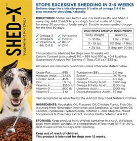 img 3 attached to 🐶 Shed-X Liquid Supplement for Dogs – Natural Solution to Reduce Excessive Shedding – Daily Essential Fatty Acids, Vitamins, and Minerals