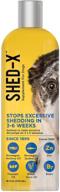 🐶 shed-x liquid supplement for dogs – natural solution to reduce excessive shedding – daily essential fatty acids, vitamins, and minerals logo