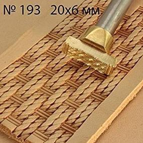 img 3 attached to 🔨 Craft Saddle Brass Leather Stamp Tool Set - Stamping, Carving, and Punches #193