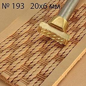 img 1 attached to 🔨 Craft Saddle Brass Leather Stamp Tool Set - Stamping, Carving, and Punches #193