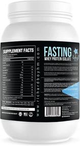 img 2 attached to Richard Boy Fasting Whey Protein Isolate: 100% Natural, Grass-Fed Vanilla Whey Protein Powder with Coconut Oil - Gluten Free, Keto Friendly, Shake Option