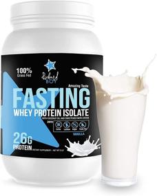 img 4 attached to Richard Boy Fasting Whey Protein Isolate: 100% Natural, Grass-Fed Vanilla Whey Protein Powder with Coconut Oil - Gluten Free, Keto Friendly, Shake Option