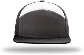 img 3 attached to RICHARDSON Seven Panel Trucker Heather Black Outdoor Recreation