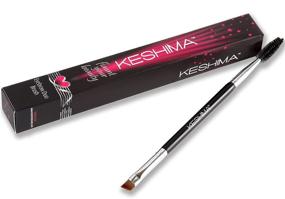 img 2 attached to 🔍 Keshima Duo Eyebrow Brush - High-Quality Angled Brow Brush with Spoolie for Enhanced Eye Brow Definition