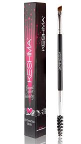 img 4 attached to 🔍 Keshima Duo Eyebrow Brush - High-Quality Angled Brow Brush with Spoolie for Enhanced Eye Brow Definition