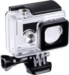 img 4 attached to 📷 Suptig Waterproof Housing Case for Yi Action Camera - Underwater Protective Cover for Xiaoyi, Xiaomi Yi Action Cameras