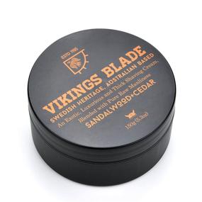 img 4 attached to 🪒 VIKINGS BLADE Luxury Foaming Shaving Cream: Sandalwood & Western Red Cedar - Premium Surfactant Base