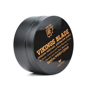 img 3 attached to 🪒 VIKINGS BLADE Luxury Foaming Shaving Cream: Sandalwood & Western Red Cedar - Premium Surfactant Base