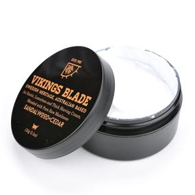 img 1 attached to 🪒 VIKINGS BLADE Luxury Foaming Shaving Cream: Sandalwood & Western Red Cedar - Premium Surfactant Base