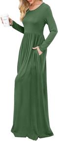 img 1 attached to 👗 DB MOON Women's Casual Dresses with Convenient Pockets, Fashionable Clothing