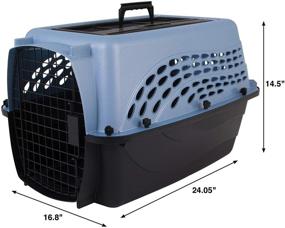 img 2 attached to 🐾 Petmate Two Door Pet Kennel: Optimal Enclosure for Small Pets Under 15 Pounds