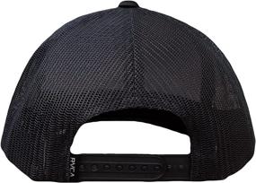 img 3 attached to 🧢 RVCA Men's Curved Bill Snapback Mesh Trucker Cap