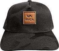 🧢 rvca men's curved bill snapback mesh trucker cap логотип