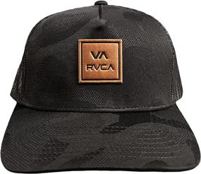 img 4 attached to 🧢 RVCA Men's Curved Bill Snapback Mesh Trucker Cap