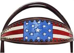 img 2 attached to Tahoe Patriotic American Browband Headstall