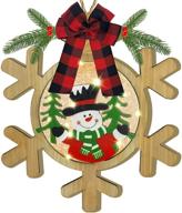 turnmeon snowman christmas decoration operated logo