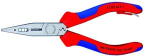 img 2 attached to KNIPEX Пассатижи электрика - 4-в-1, 10, 12, 14 AWG, многокомпонентный, крепление на шнурке (1302614TBKA)