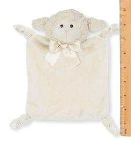 img 2 attached to 🐑 Adorable Bearington Baby Wee Lamby: The Perfect Small Lamb Stuffed Animal Lovey Security Blanket, 8" x 7