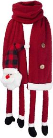 img 2 attached to ❄️ Festive Christmas Cashmere Decorations for Women's Accessories in APCHFIOG Fashion