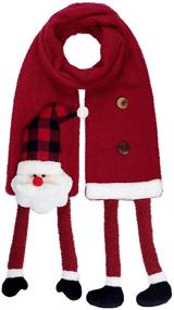 img 3 attached to ❄️ Festive Christmas Cashmere Decorations for Women's Accessories in APCHFIOG Fashion