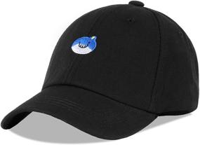 img 4 attached to 🧢 Durio Toddler Baseball Cap for Boys - Adjustable Plain Hat Accessories