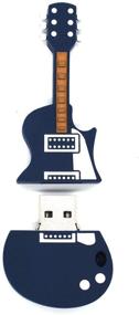 img 2 attached to 🎸 SUNJIANG Guitar USB Flash Drive - Cool Novelty Pen Drive with Music Flash Drive Feature - Perfect Guitar Gifts for Men, Kids, Students - 32GB Blue USB 2.0 Stick