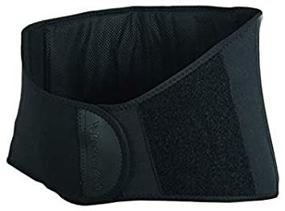 img 4 attached to Effective Back Support: Back on Track Therapeutic Back Brace Belt, Black, Size Medium