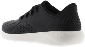 img 2 attached to Crocs LiteRide Pacer Men's Shoes - Black/White Fashion Sneakers