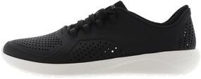 img 3 attached to Crocs LiteRide Pacer Men's Shoes - Black/White Fashion Sneakers