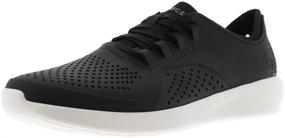 img 4 attached to Crocs LiteRide Pacer Men's Shoes - Black/White Fashion Sneakers