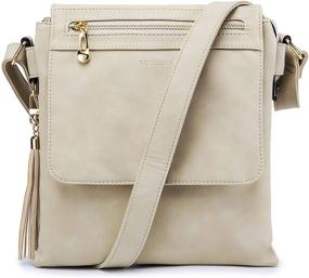 img 4 attached to Roulens Lightweight Compartment Crossbody Shoulder Women's Handbags & Wallets and Crossbody Bags