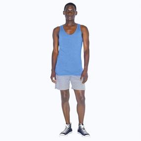 img 1 attached to American Apparel Sleeveless White Medium Men's Clothing: Stylish Shirts for a Bold Look