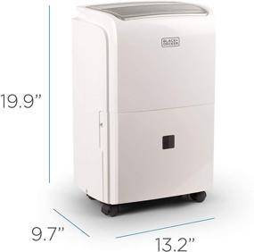 img 3 attached to 💧 BLACK+DECKER BDT30WTA Dehumidifier: Efficient 30-Pint White Moisture Remover