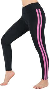 img 4 attached to 🚴 Enhanced Comfort for Women: beroy Cycling Tights with Thickness Padding & Bike Pants