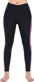 img 3 attached to 🚴 Enhanced Comfort for Women: beroy Cycling Tights with Thickness Padding & Bike Pants