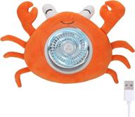 🦀 edldecco cute stuffed crab frog portable fan - usb rechargeable personal fan with 3 speeds, quiet operation, 45° adjustable head - ideal for home office, travel, kids gifts - desk table small cooling fan logo