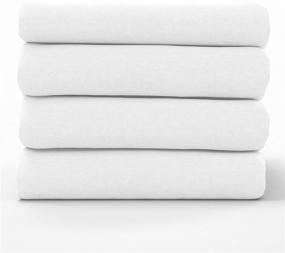 img 4 attached to 🛏️ Luxurious 600 Thread Count King Sheet Set - Egyptian Cotton, Super Soft and Comfortable, Plush Sateen Weave, 4 Piece with Deep Pocket Fitted Sheet and Pillowcases