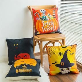 img 2 attached to Halloween Pumpkin Farmhouse Cushion Decorations