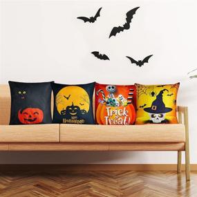 img 1 attached to Halloween Pumpkin Farmhouse Cushion Decorations