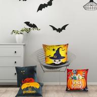 halloween pumpkin farmhouse cushion decorations logo