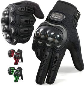 img 4 attached to 🧤 NICEWIN Motorcycle Gloves - Unisex Touchscreen MTB Gloves with Knuckle Protection. Ideal for Motocross, Hunting, Road Racing, Cycling, Climbing, and ATV Riding.